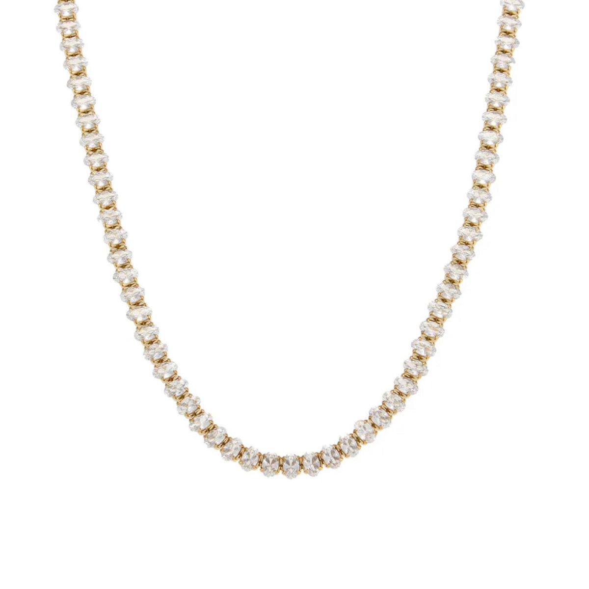 Heirloom CZ Tennis Necklace