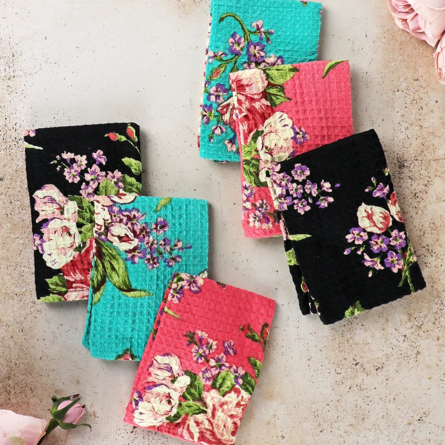 Blanche Floral Tiny Towels Set