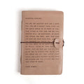 Beautiful Darling Artisan Leather Blush Journal