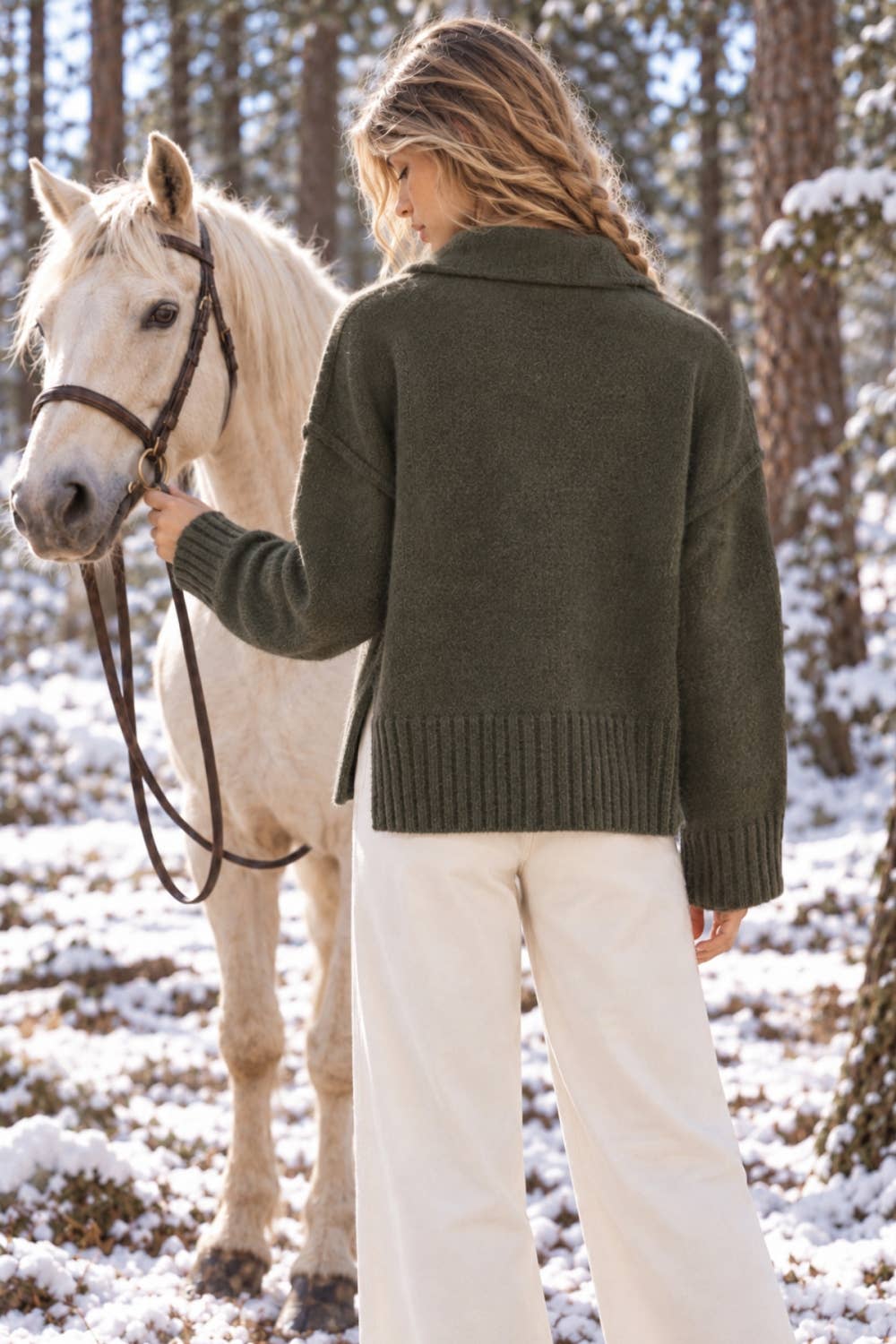 Polo Collar Sweater