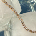 Heirloom CZ Tennis Necklace