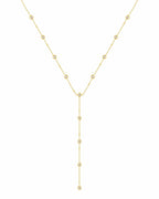 Cosmos CZ Lariat Necklace
