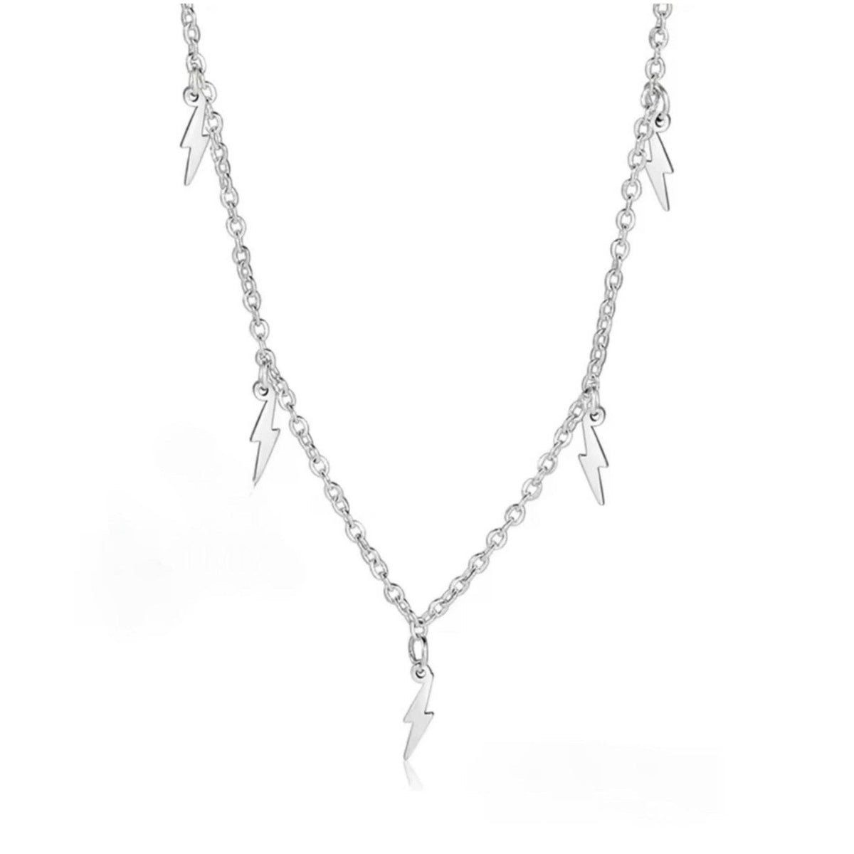Lightning Bolt Shaker Necklace