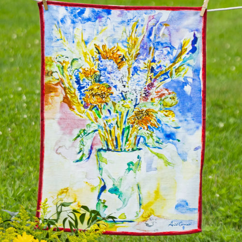 Telluride Watercolor Tea Towel