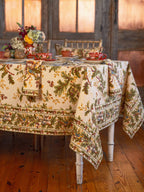 Whispering Oaks Antique White Tablecloth