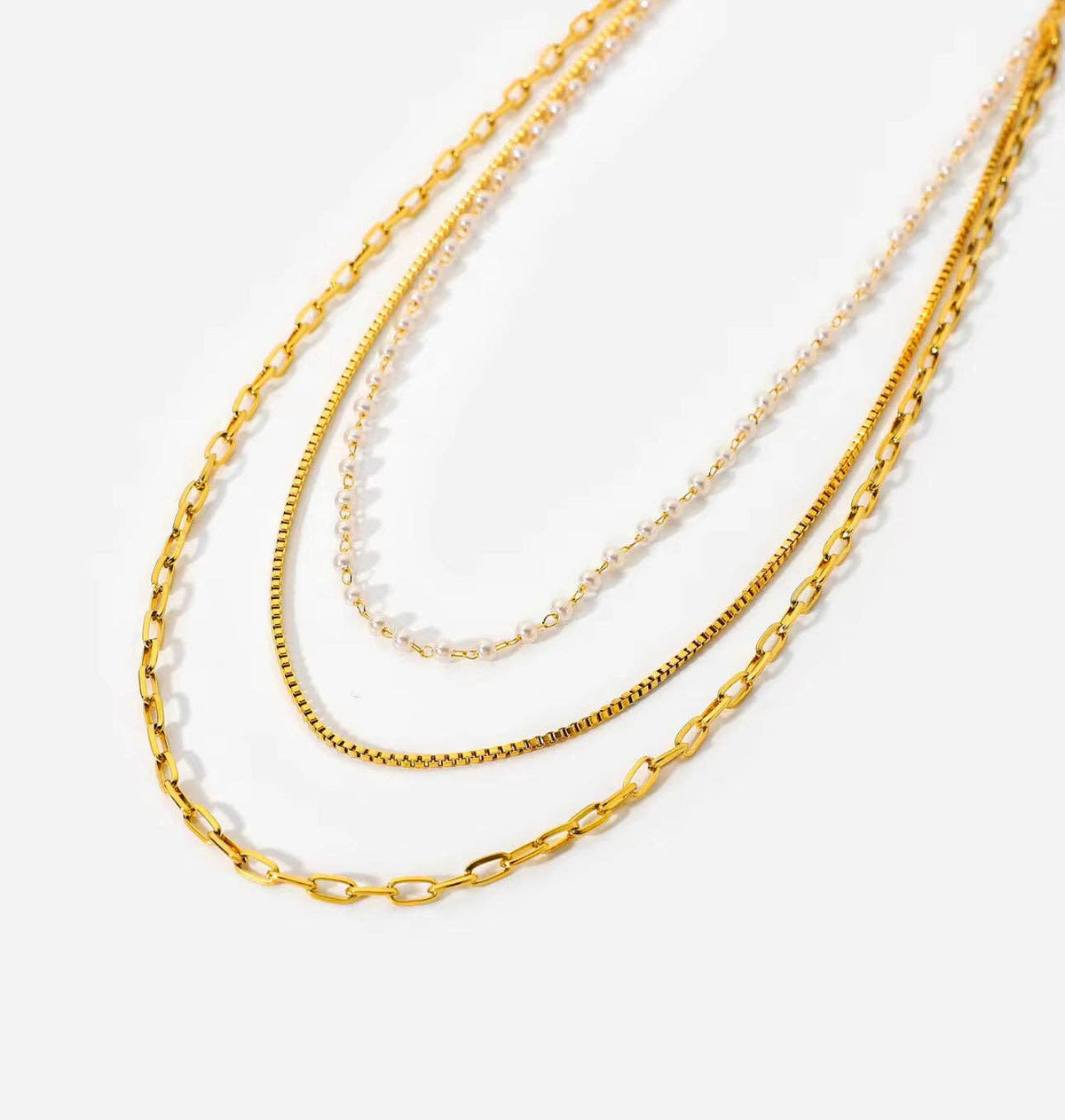 Tides Pearl Layered Necklace
