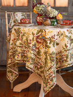 Whispering Oaks Antique White Tablecloth