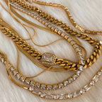 Heirloom CZ Tennis Necklace