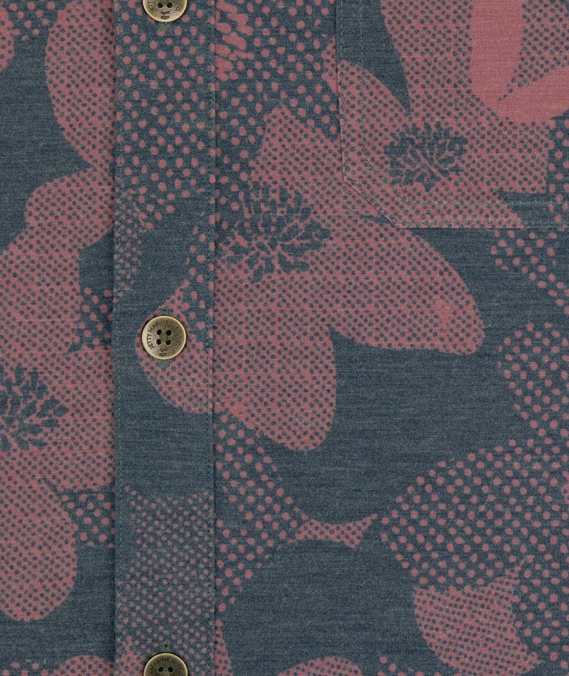 Garwood Mauve Floral Button Up Shirt