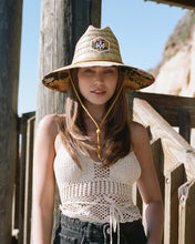 Woodstock Straw Lifeguard Hat