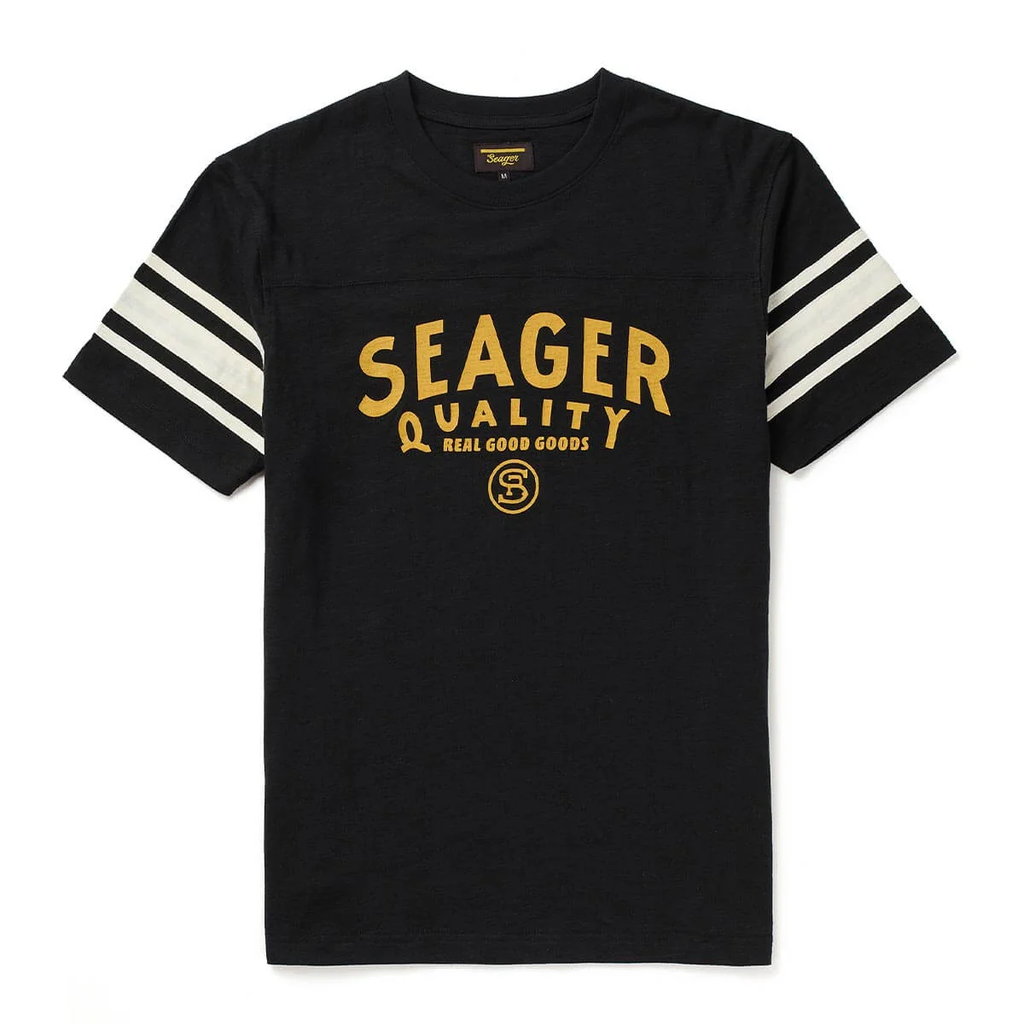 Riggins Washed Black Crew Tee