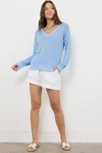 Gabrielle Azure V Sweater