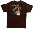 Wanna Dance? Chocolate Brown Tee