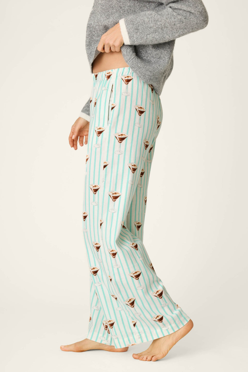 Espresso Martini Flannel PJ Pant