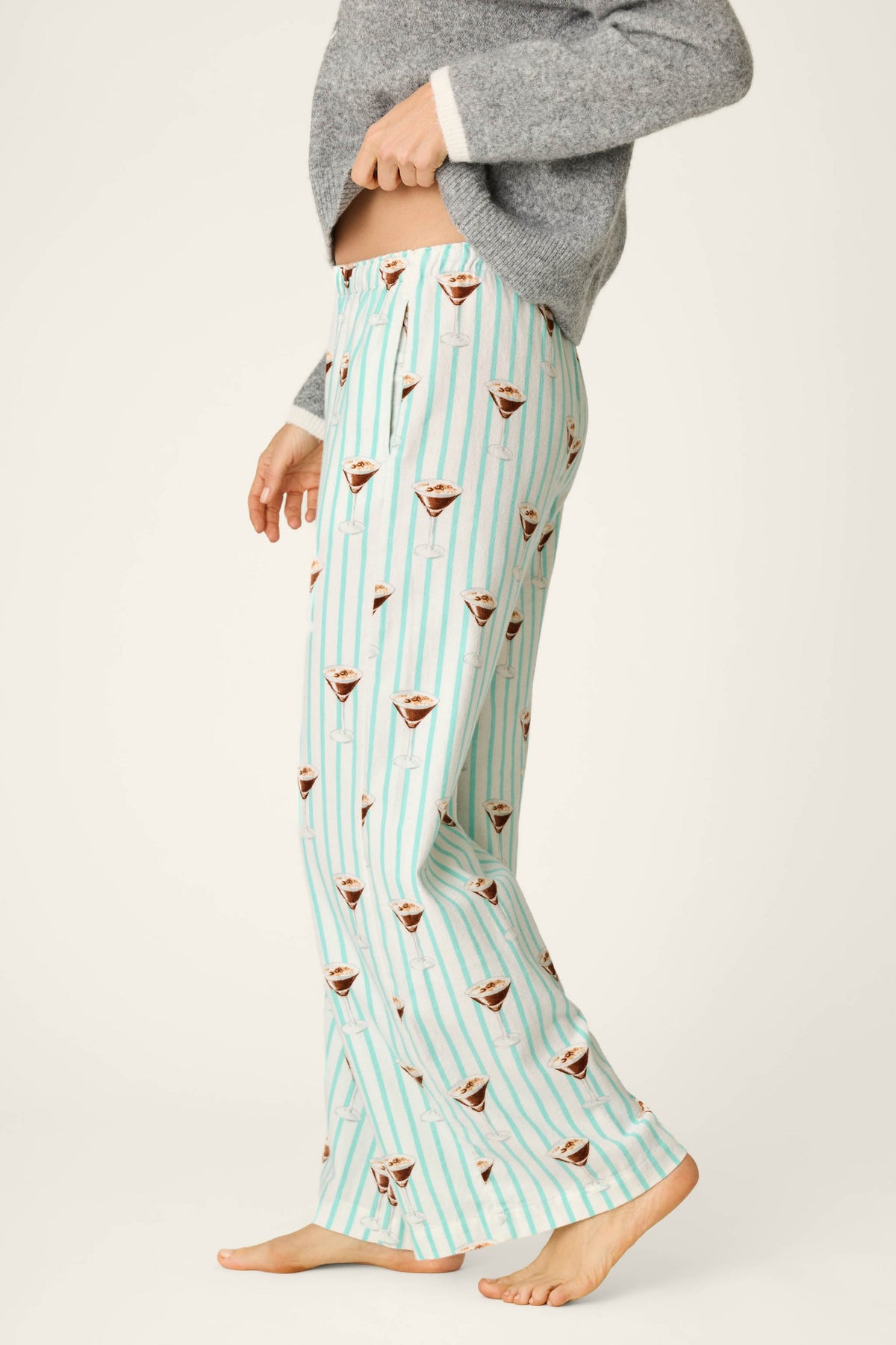 Espresso Martini Flannel PJ Pant