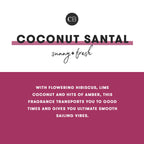 Coconut Santal Mercury Iridescent Inverted Candle