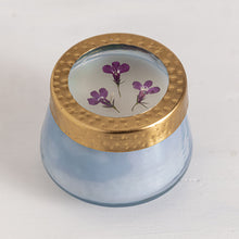 Berry Fig Small Pressed Floral Candle