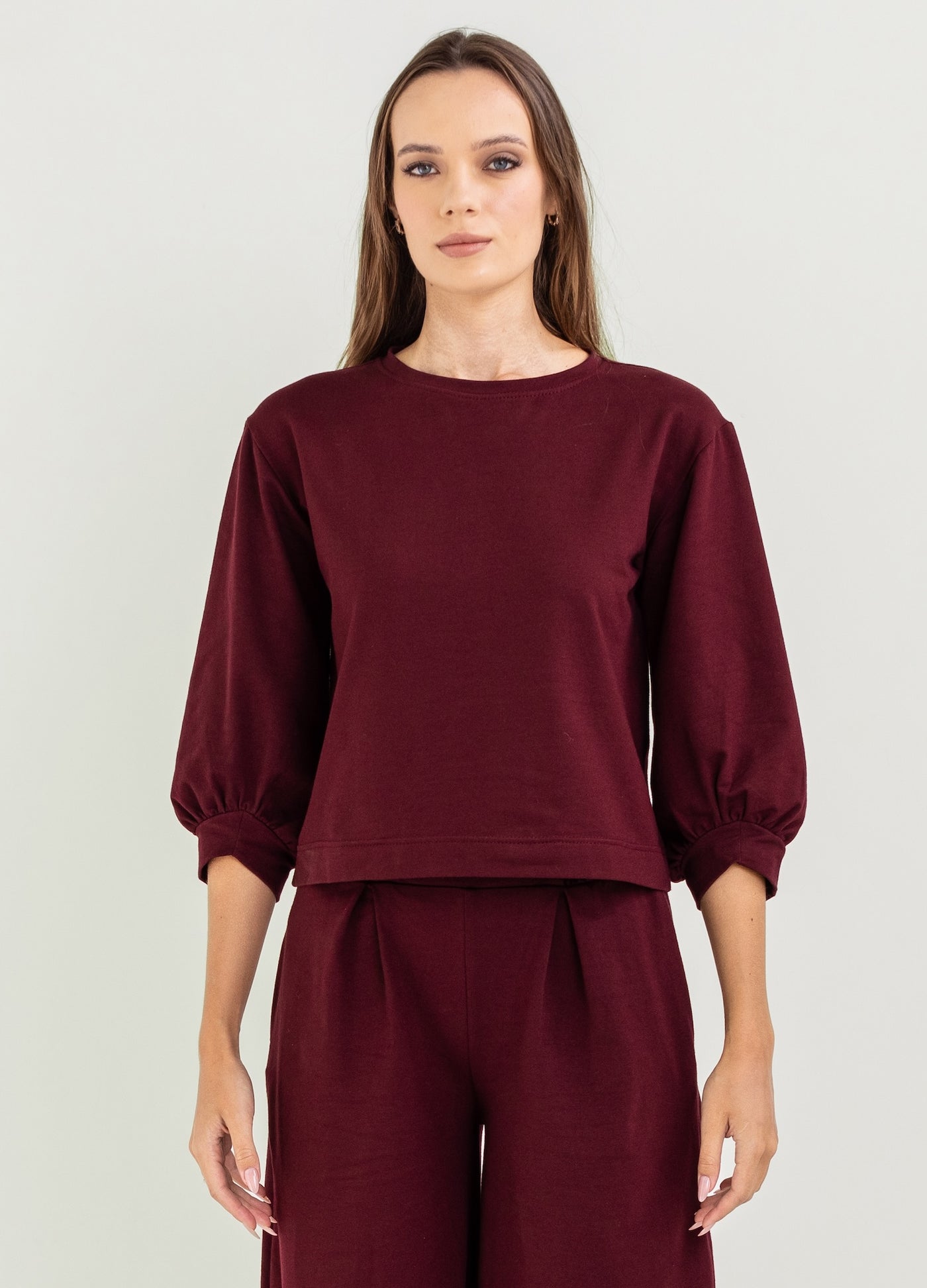 Lyra Oxblood Top