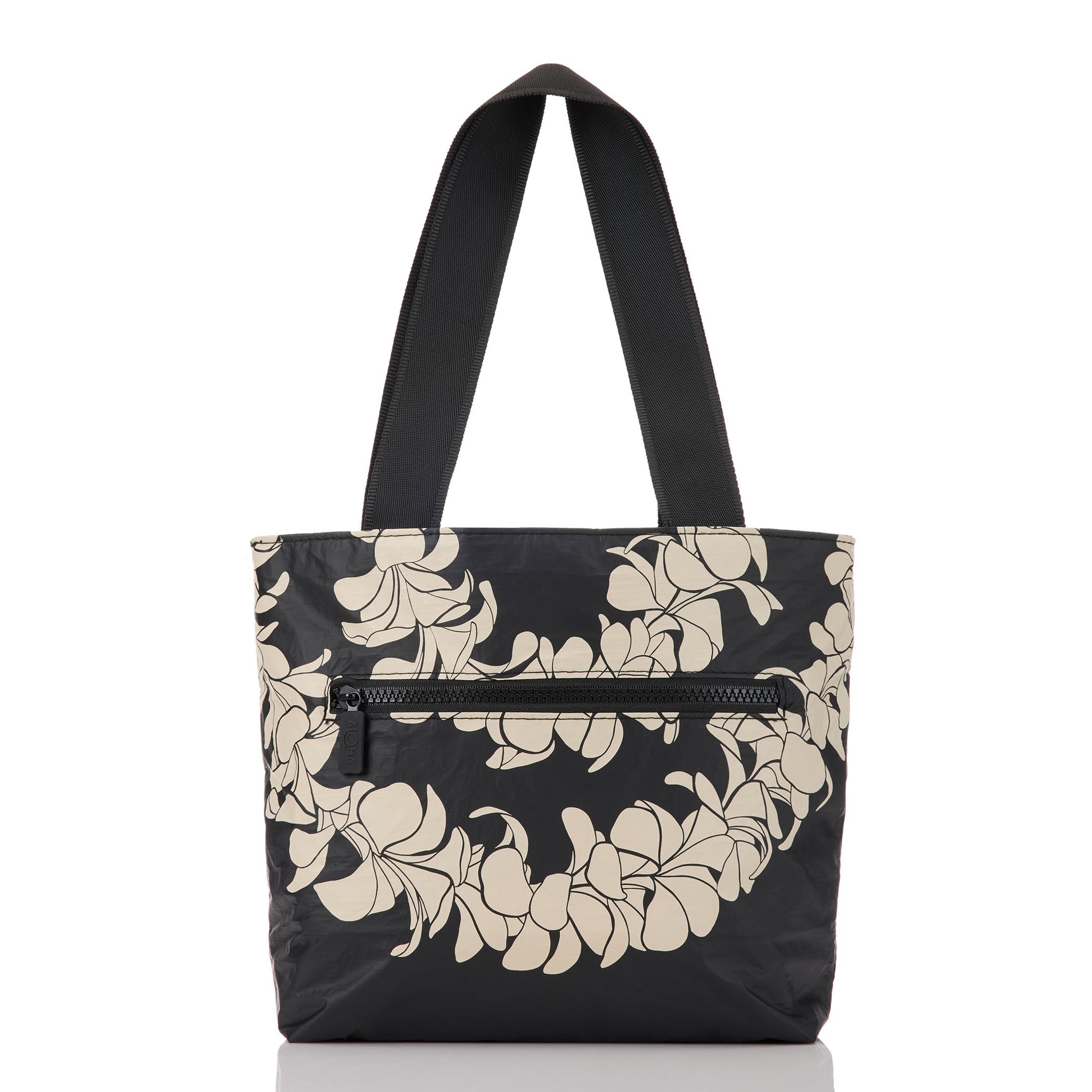 Plumeria Lei Sandstone Mini Tripper Tote