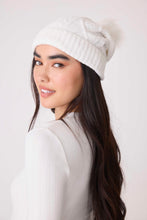 Ivory Cable Crew Beanie