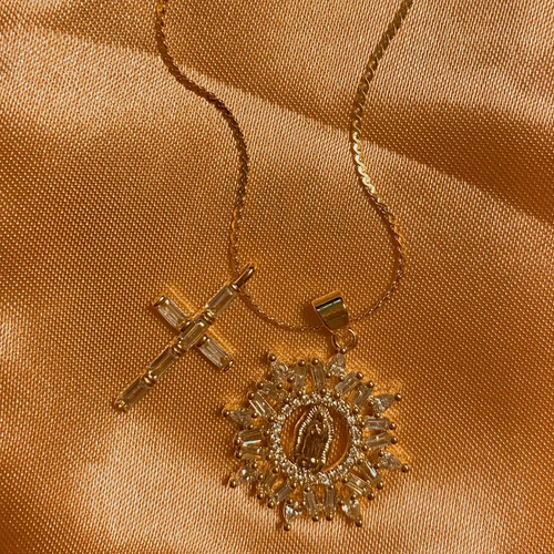 Majesty CZ Charm Religious Necklace