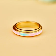 Gold Tie Dye Fidget Ring