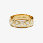 Gold Checkerboard RIng