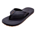 Mens Cosmo Black Flip Flops