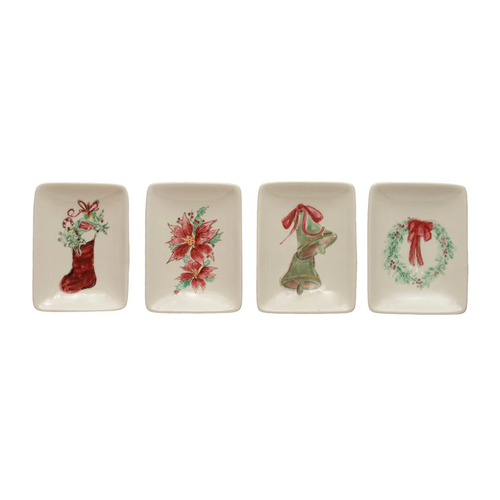 Holiday Square Trinket Dish