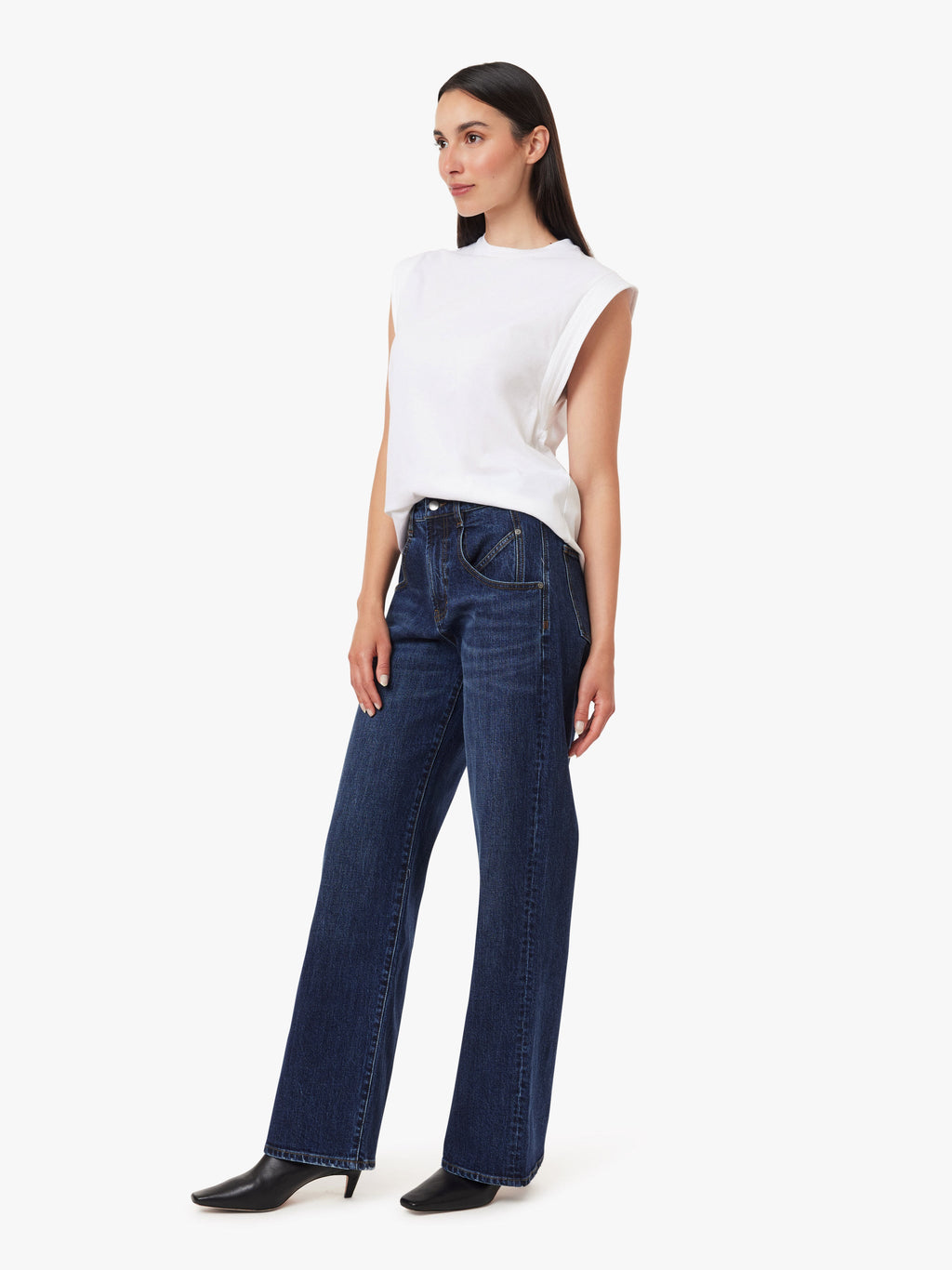 Blaine Bayou High Rise Straight Leg Jeans