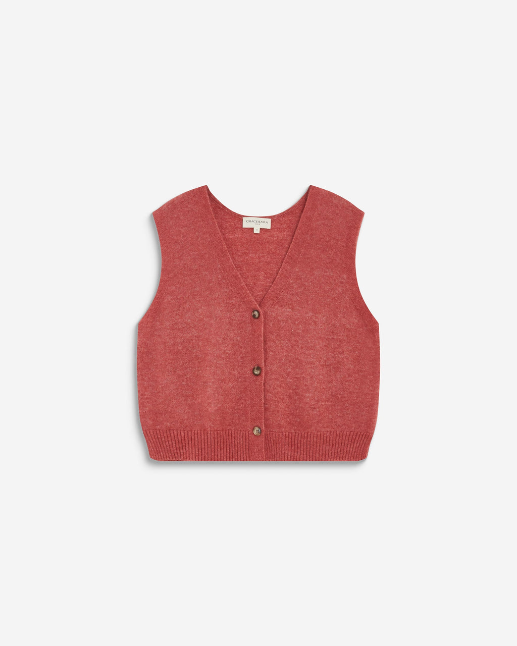 Nars Blush V Sleeveless Cardigan