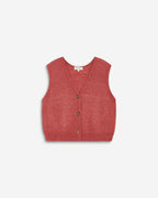 Nars Blush V Sleeveless Cardigan