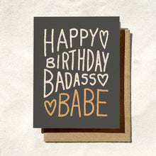 Happy B-Day Bada** Babe Card