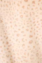 Luxe Plush Champagne Leopard Robe