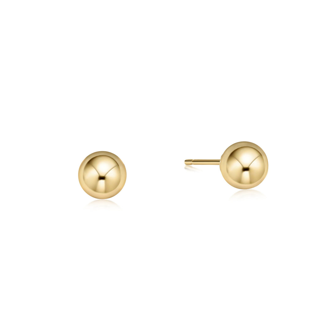 Classic Gold 6mm Ball Studs