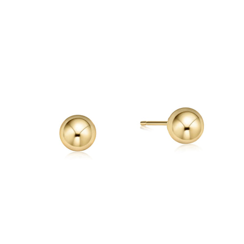 Classic Gold 6mm Ball Studs