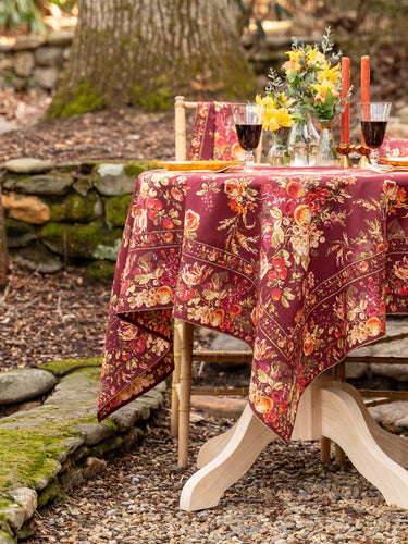 Bountiful Harvest Cinnamon Tablecloth