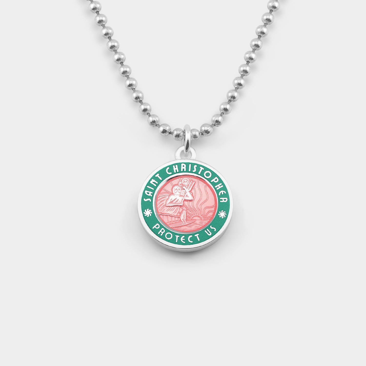 St. Christopher MEDIUM Surf Necklace