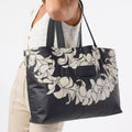 Plumeria Lei Sandstone Holo Holo Tote