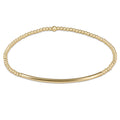 Classic Gold 2mm Bliss Bar Bracelet
