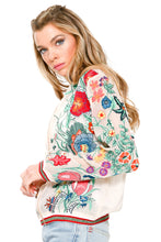 Bellezza Embroidered Ivory Floral Jacket