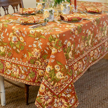 Marguerite Rust 54" x 54" Tablecloth