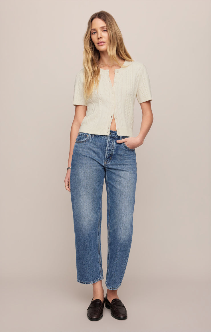 The Off-Duty Breakpoint Bowed Ankle Jean