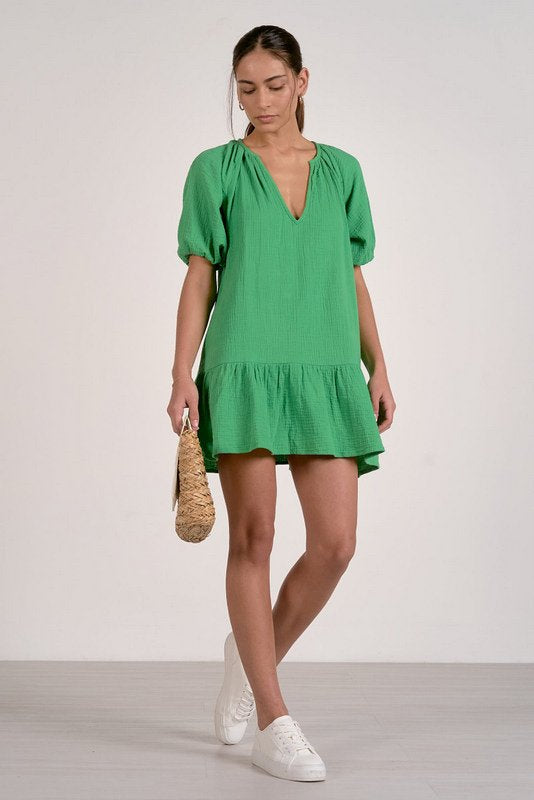Gina Kelly Green Mini Dress