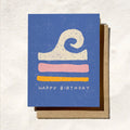 Surf Wave Birthday Card