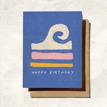 Surf Wave Birthday Card