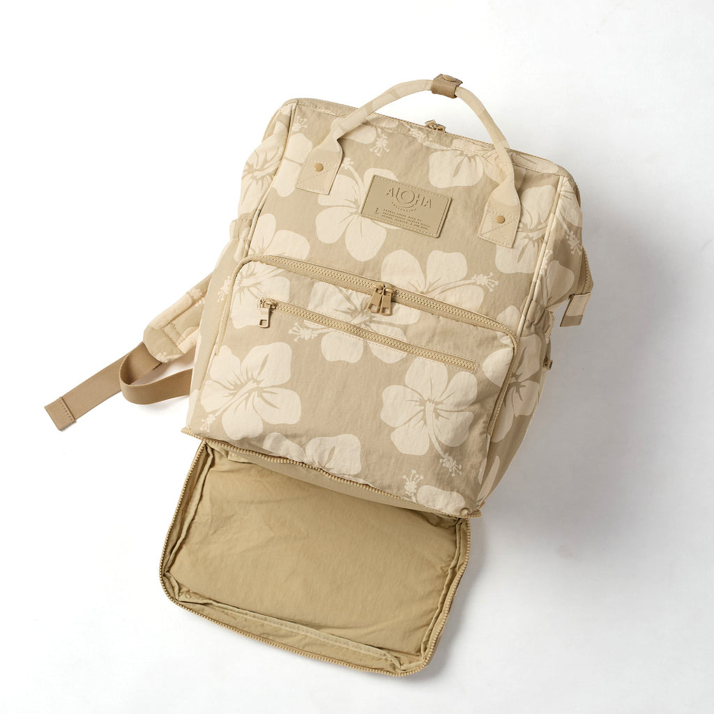 Hana Hou Crème / Dune Le Bébé Backpack