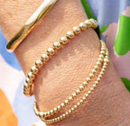 Classic Gold Bead Bracelet