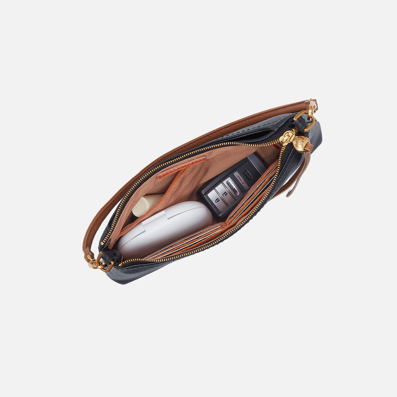Darcy Black / Tan Crossbody Bag