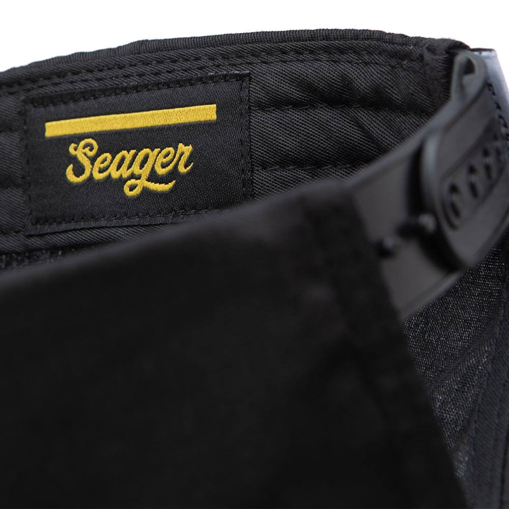 Branded Black Snapback
